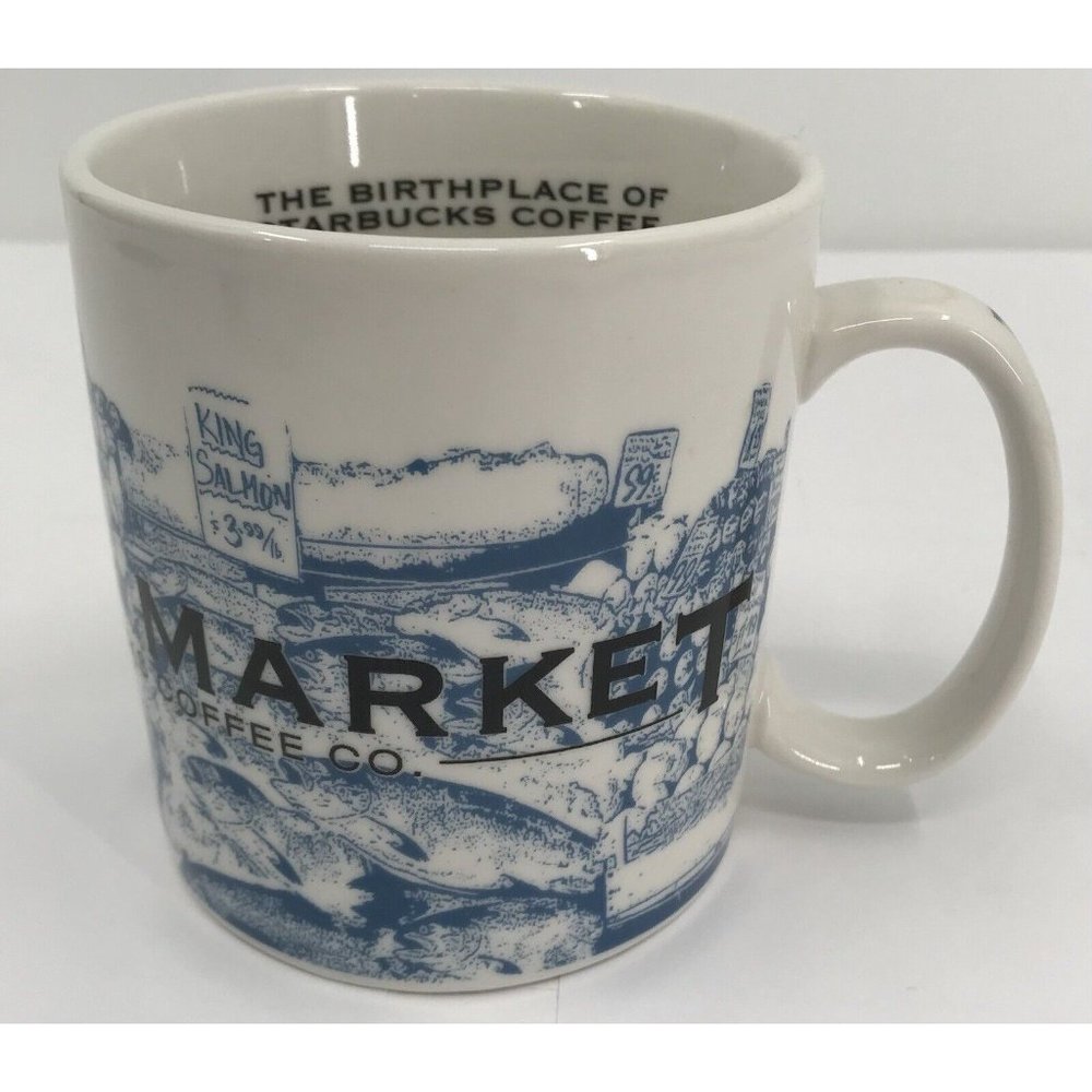 Starbucks Seattle Pike Place Market 2005 edition 18oz Coffee Mug Tea‎ Cup